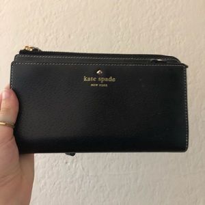 Kate Spade Black Wallet Wristlet